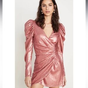 Rosewood Mini Sequin Dress, As It Goes LS